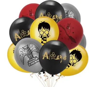 Decoración de cumpleaños temática mágica con globos y toppers - miniatura 4