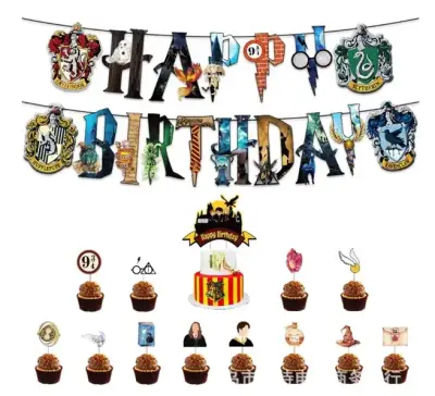 Decoración de cumpleaños temática mágica - miniatura 2