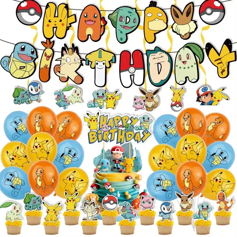 Decoración de cumpleaños temática Pokémon - 4