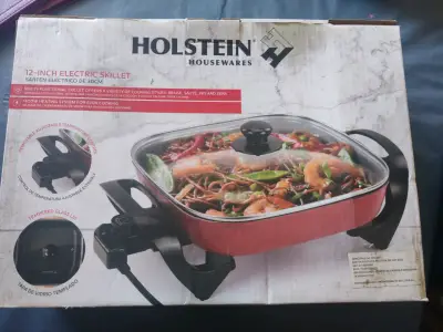 Sartén Eléctrico Holstein 30cm con Tapa de Vidrio - miniatura 1