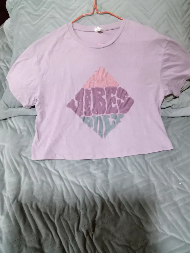 Polera top lila