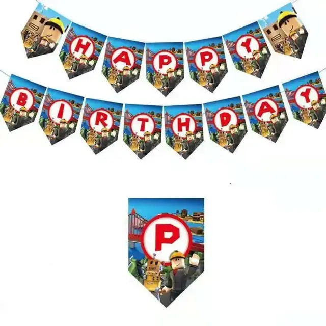 Decoración de cumpleaños temática de Roblox - 3