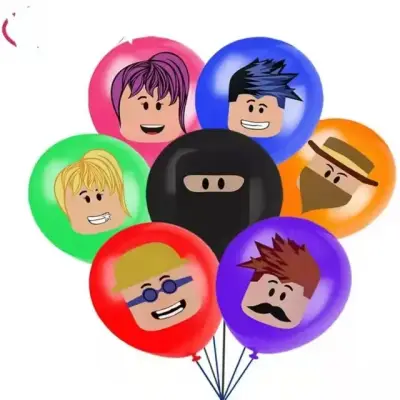 Decoración de cumpleaños temática de Roblox - miniatura 4