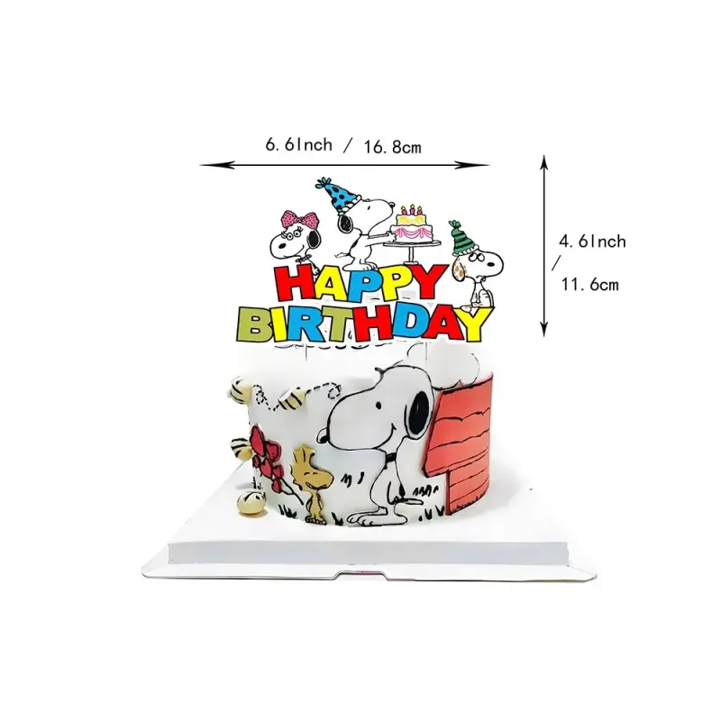 Set de Decoración de Cumpleaños Snoopy - 4