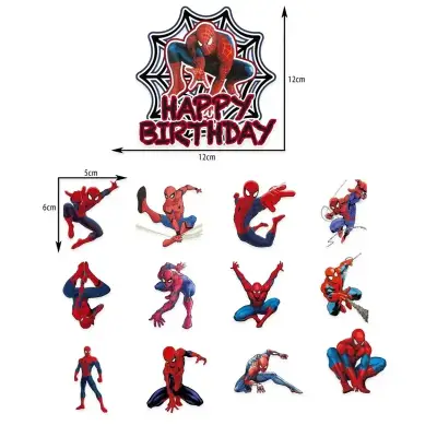 Decoración de cumpleaños temática de Spiderman - miniatura 2