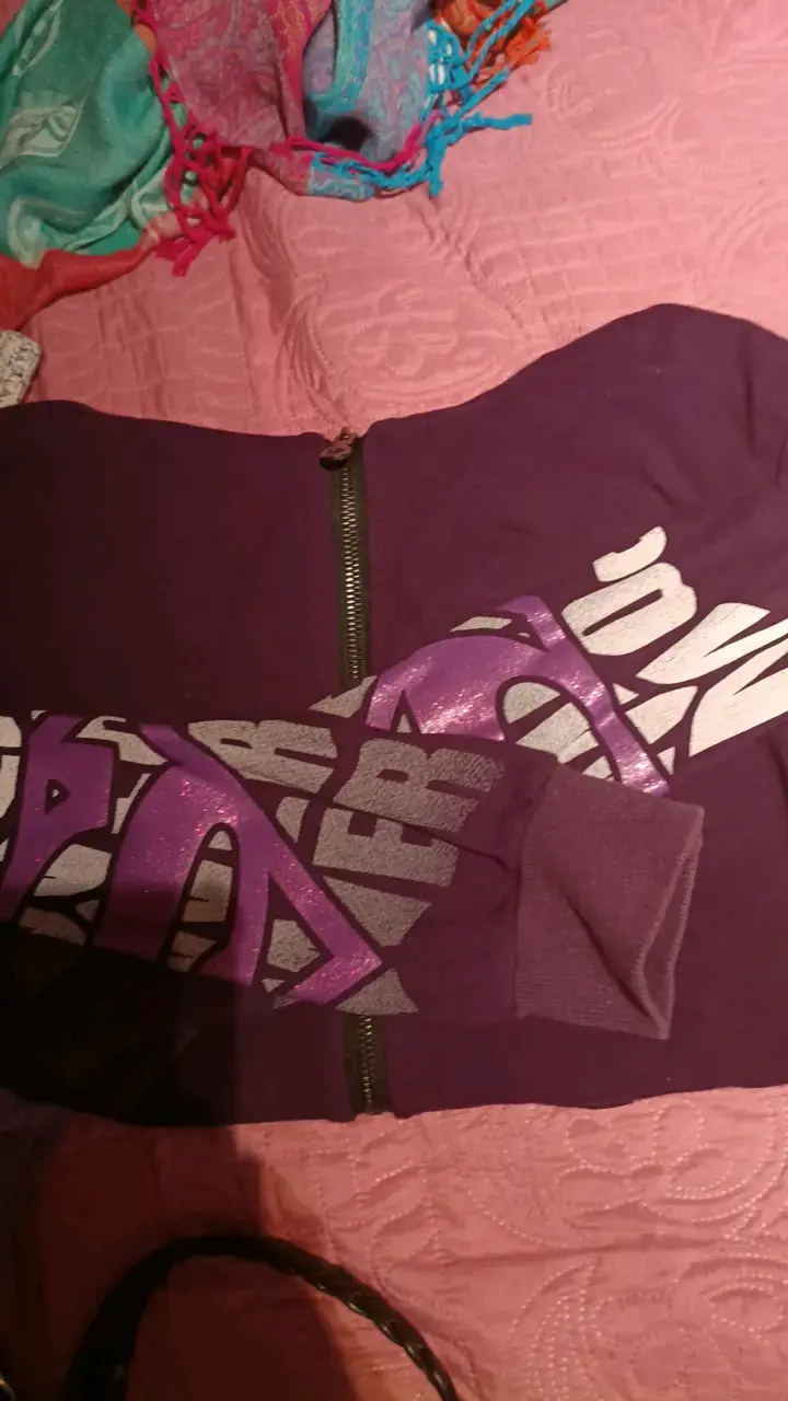 Polerón morado Superman con capucha - 5