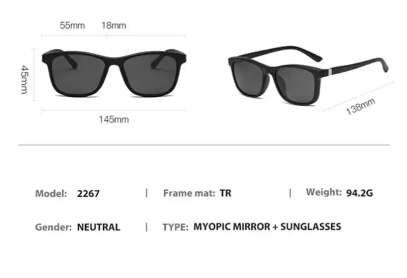 Gafas de Sol Polarizadas con Lentes Intercambiables - 4