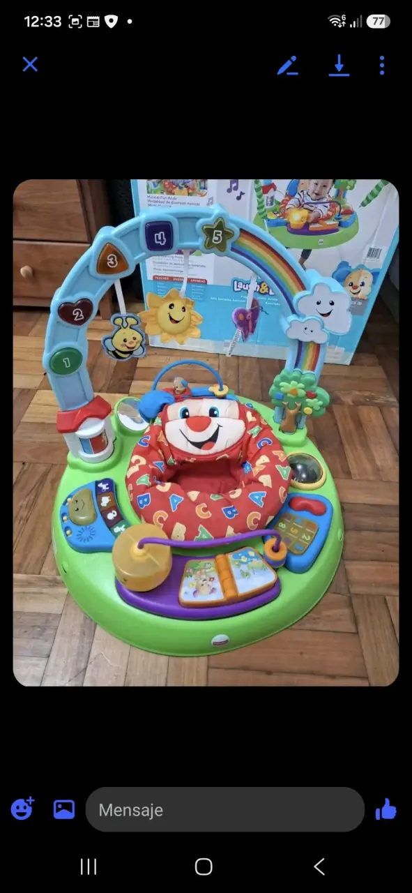 Saltarina Fisher Price con Juguetes Interactivos - 2