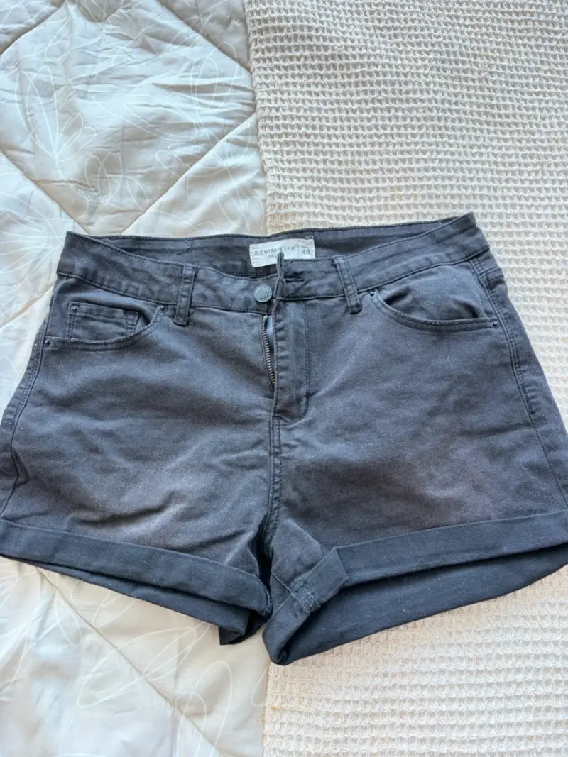 Shorts de mezclilla negro Denim Life talla 44 - 1
