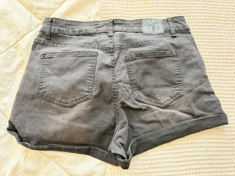 Shorts de mezclilla negro Denim Life talla 44 - 2