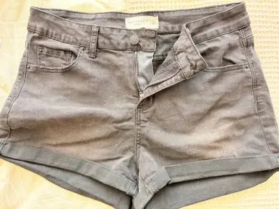 Shorts de mezclilla negro Denim Life talla 44 - miniatura 3