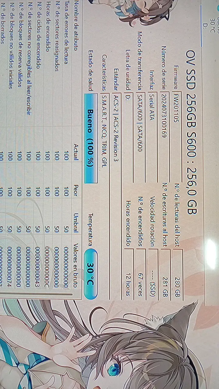Disco 256GB - 2