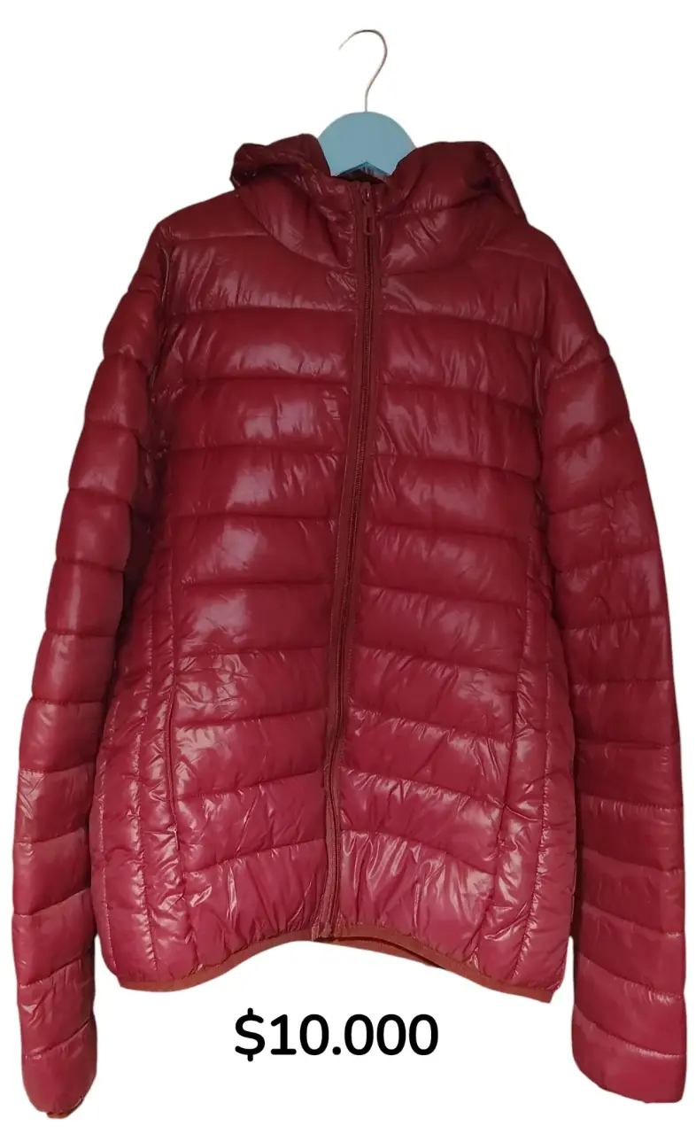 Parka acolchada nueva roja para mujer - 2