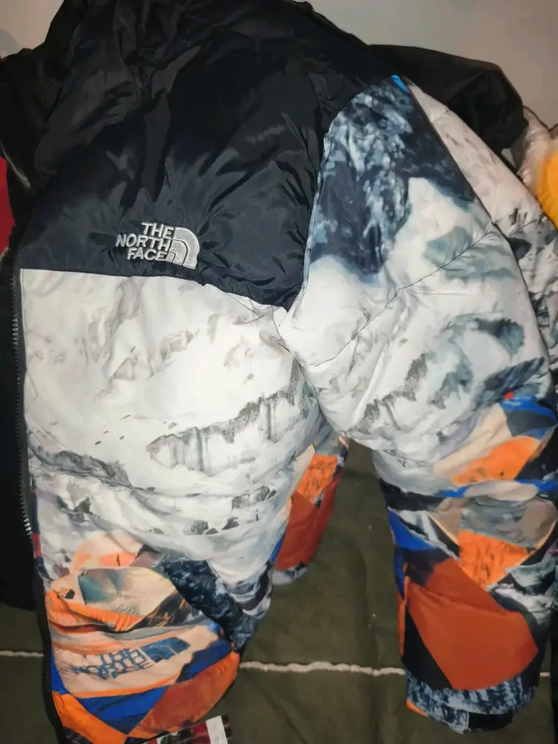 Chaqueta mujer talla XL pequeña estampado montañas - 2
