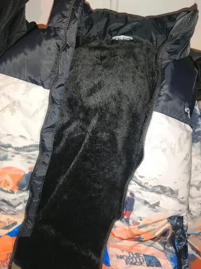 Chaqueta mujer talla XL pequeña estampado montañas - miniatura 3