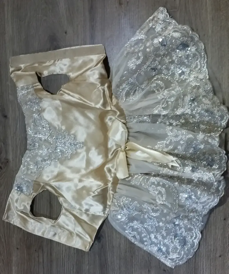 Vestido elegante para perro talla xl - 5