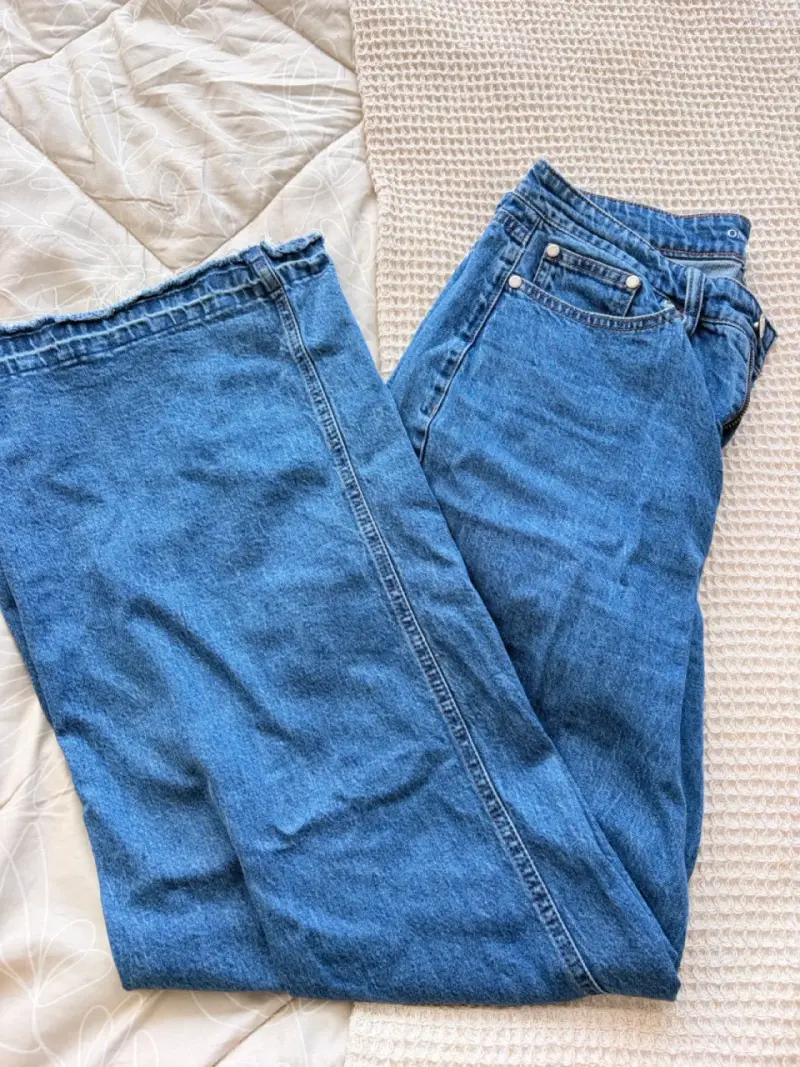 Jeans de mezclilla azul