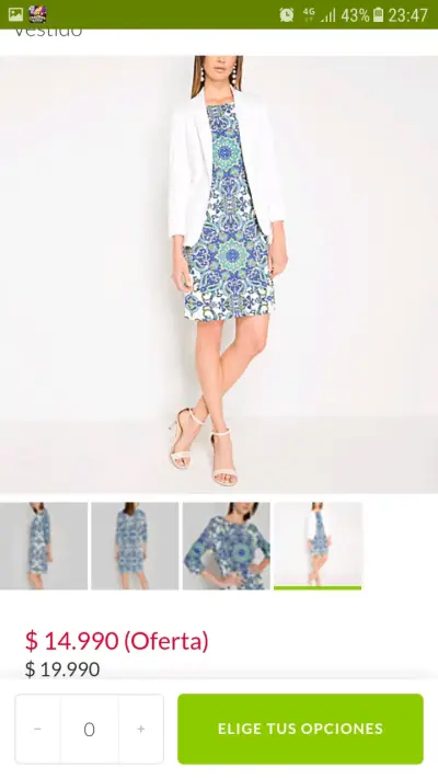 Vestidos estampados Apology de manga larga - miniatura 4