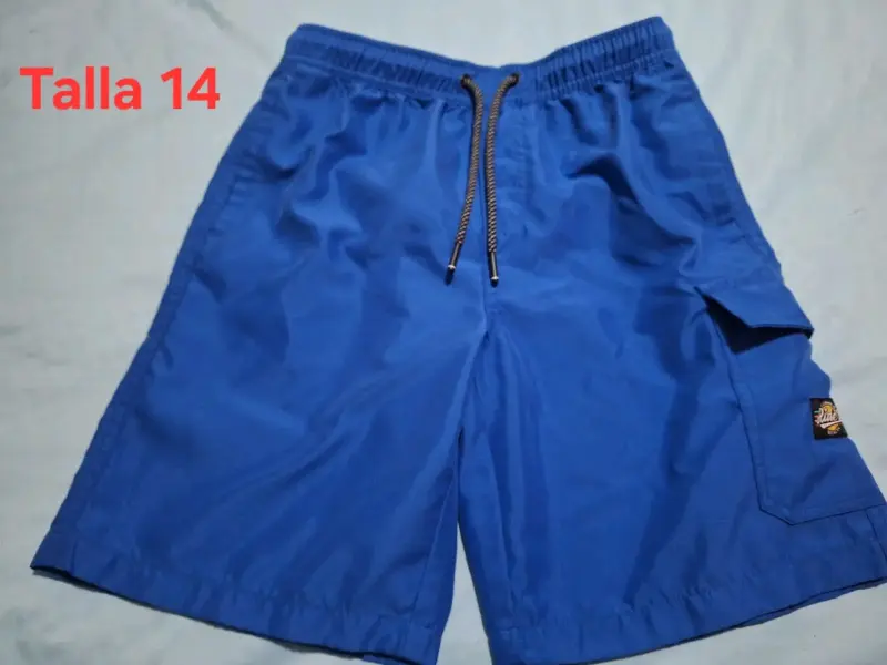 Shorts azules para niño talla 14