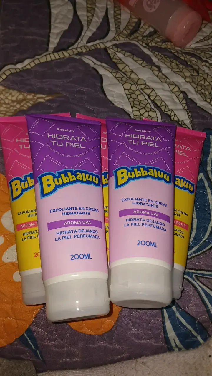 Crema exfoliante hidratante Bubbaluu