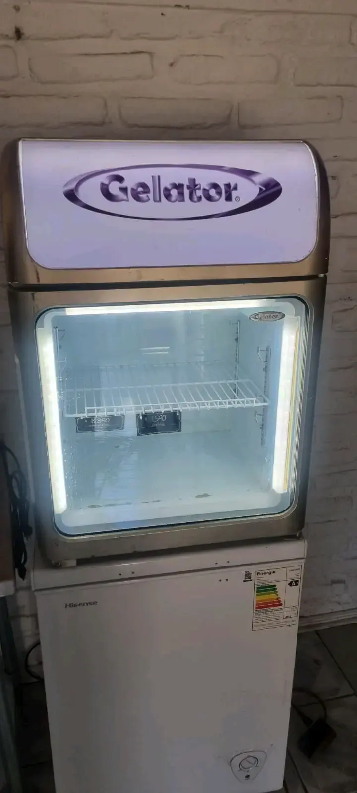 Vitrina refrigerada Gelator  con luz LED - 2