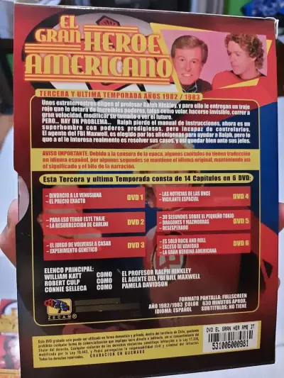 Colección de DVDs El Gran Héroe Americano - miniatura 4
