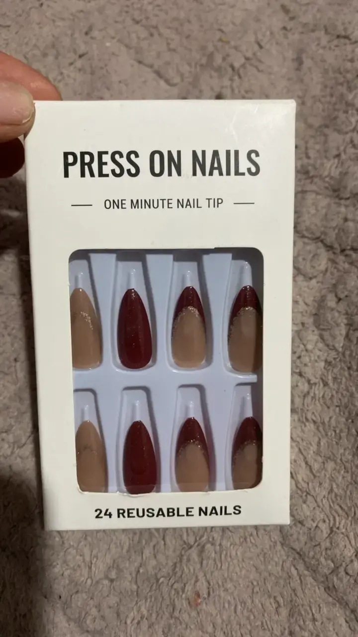 Uñas postizas reutilizables 24 piezas