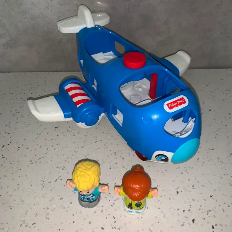 Avión de juguete Fisher-Price con figuras - 3