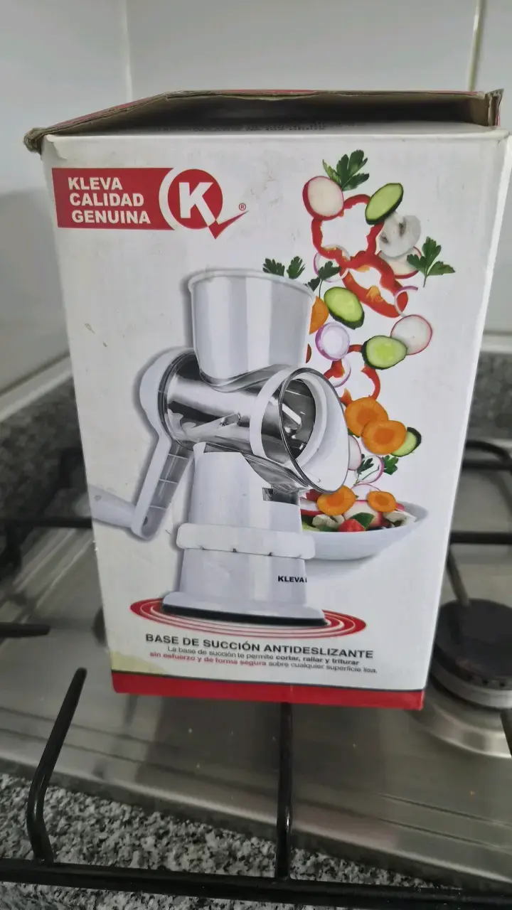 Rallador rotativo manual con 3 cuchillas intercambiables - 2