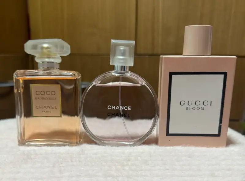 Perfumes Chanel y Gucci