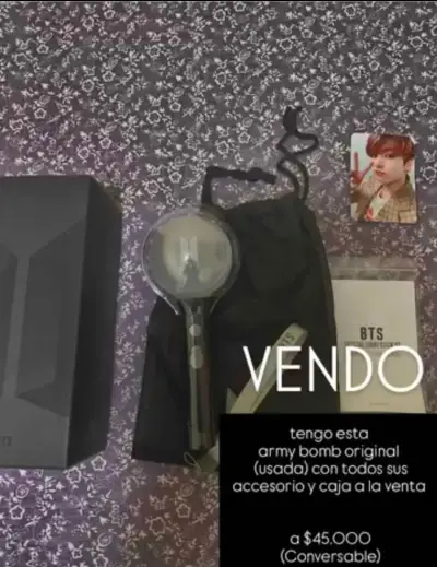 Lightstick oficial BTS Army Bomb MOTS - miniatura 1