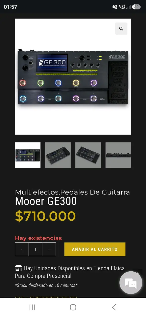 Pedalera de efectos Mooer GE300 mas bolso - 6