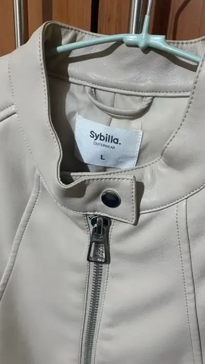 Chaqueta de cuero sintético Sybilla - miniatura 6