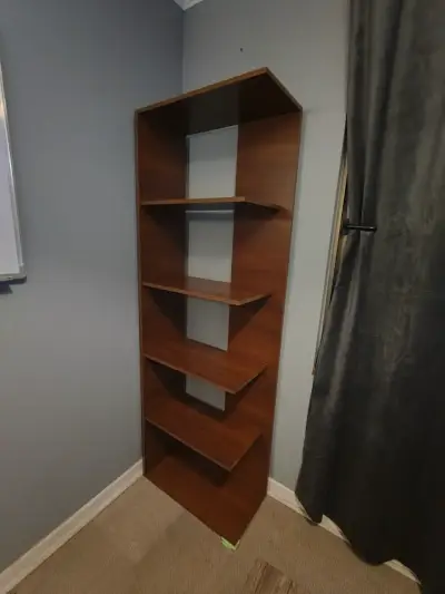Estante de madera alto con 5 repisas - miniatura 3