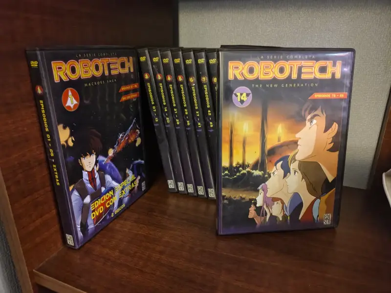 Colección Completa de DVDs Robotech - 2