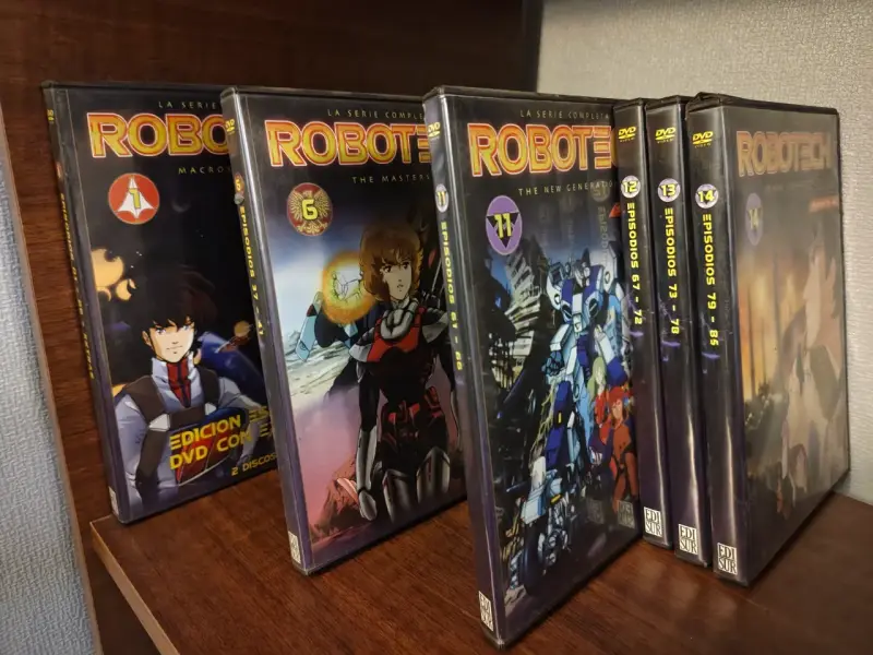 Colección Completa de DVDs Robotech - 3