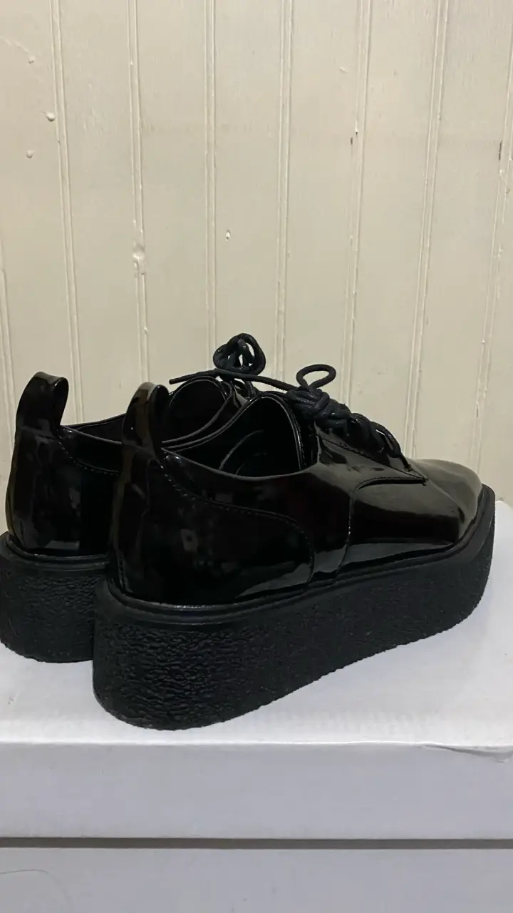 Zapatos de charol negro Basement - 3