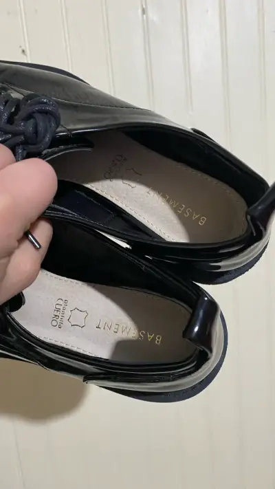 Zapatos de charol negro Basement - miniatura 4