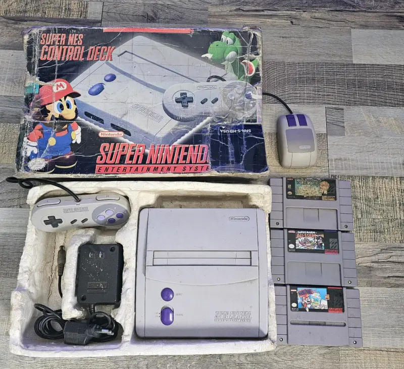 Super Nintendo con Super Scope y juegos incluidos - 3