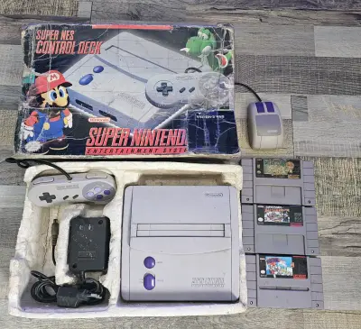 Super Nintendo con Super Scope y juegos incluidos - miniatura 3