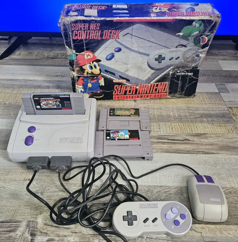 Super Nintendo con Super Scope y juegos incluidos - 4