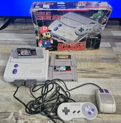 Super Nintendo con Super Scope y juegos incluidos - miniatura 4