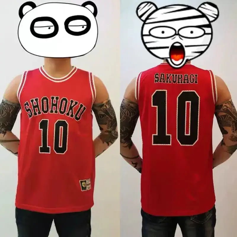 Camiseta de Baloncesto Shohoku 10 Roja SAKURAGI - 2