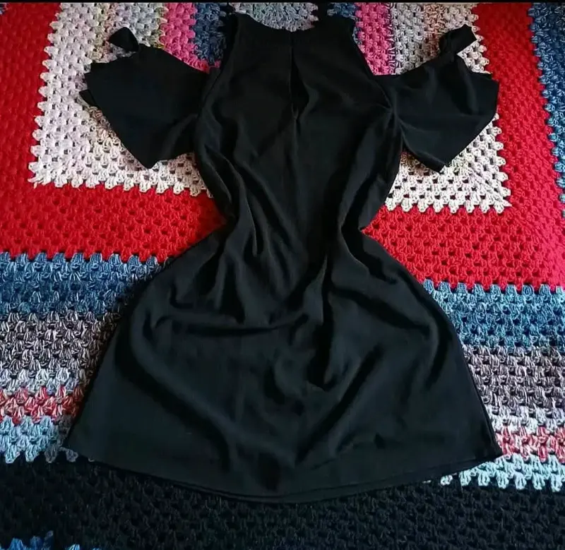 Vestido negro elegante Zara Basic - 2