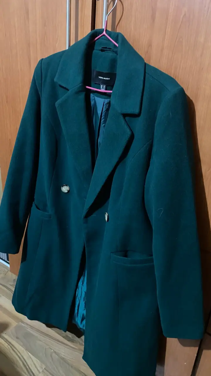 Abrigo verde oscuro Vero Moda para mujer - 3