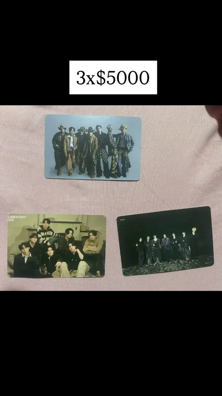 Set de photocards de enhypen ot7