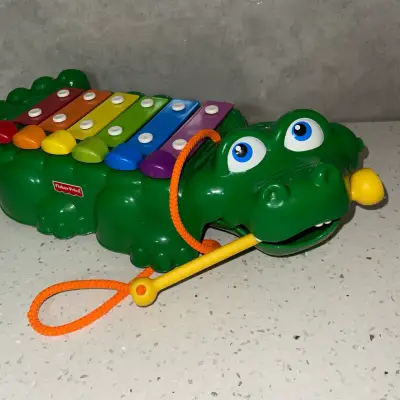 Xilófono cocodrilo de juguete Fisher-Price - miniatura 1