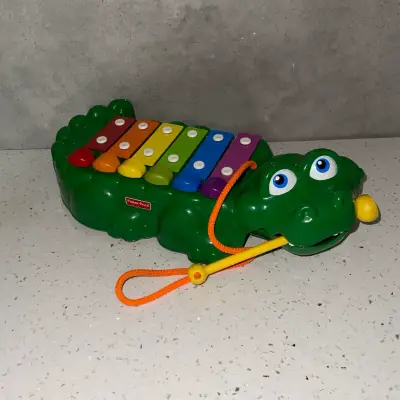 Xilófono cocodrilo de juguete Fisher-Price - miniatura 2