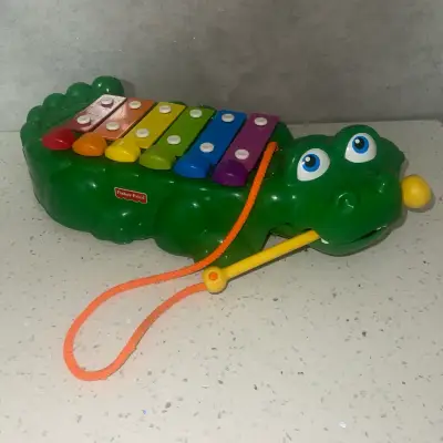 Xilófono cocodrilo de juguete Fisher-Price - miniatura 3