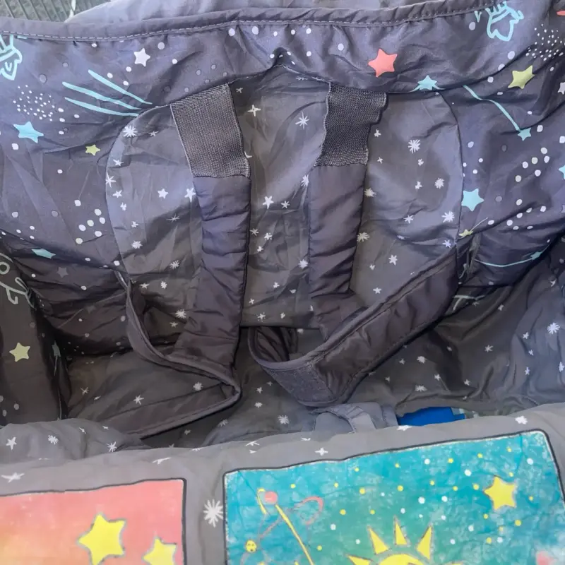 Funda protectora para carrito de supermercado con diseño espacial - 4